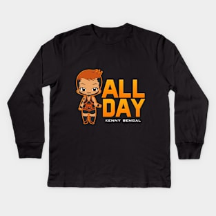 Kenny Bengal Anime Cartoon Kids Long Sleeve T-Shirt